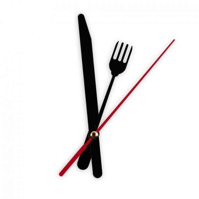 Стрелки 92/131/107мм для часовых механизмов: часовая/минутная/секундная, черный/красный, ЧМС 92/131/107мм