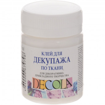 Клей для декупажа по ткани 50мл Decola 8628956