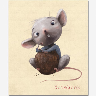 Тетрадь 48 клетка "Милашки" скрепка, Полином (40)