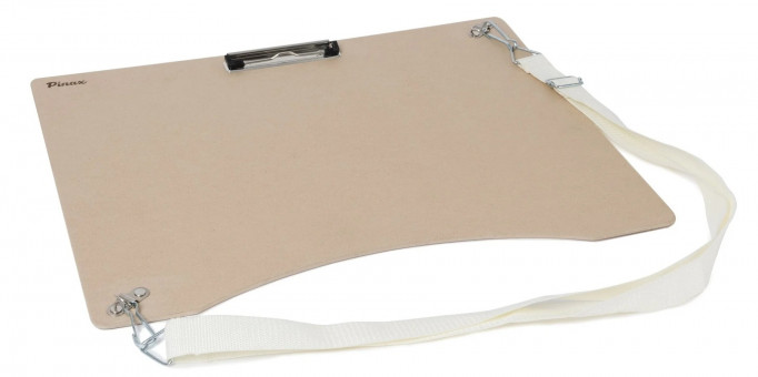 Клипборд Pinax 40х50 см DP-4050, с клипсой и плечевым ремнем