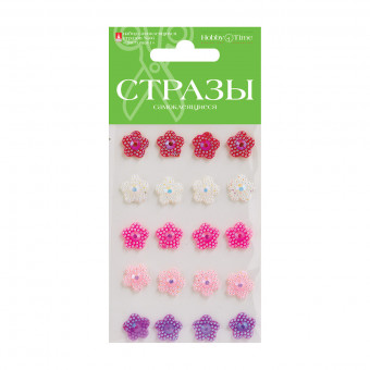 Самоклеящиеся стразы "Цветочки-1", №66, BV/2-110/04