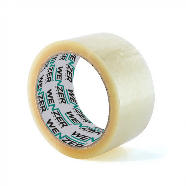 Клейкая лента (СКОТЧ) 48мм*75 МЕТРОВ*40мкм прозр. WENZER OFFICE (6/54)