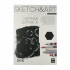 Бумага для рисования А4 20л "Sketch&Art" 220 г/м2, черная, для скетчинга, в папке, BV/4-20-153/02 (6)
