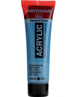 Краска акриловая Amsterdam туба 20мл №517 Синий королевский
