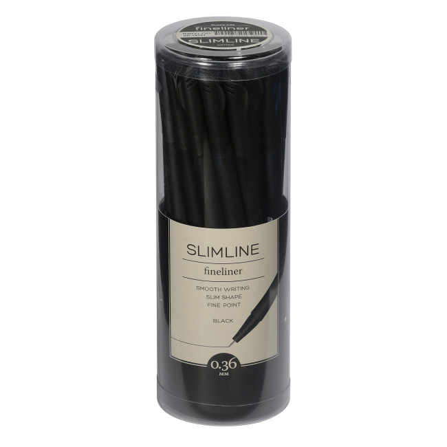 Ручка капиллярная 0.36мм черная "Slimline. Fineliner", BV/36-0021 (24) Ручка капиллярная 0.36мм черная "Slimline. Fineliner", BV/36-0021 (24)