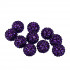 Бусина 18мм пластик, №07 фиолетовый, 10шт, Zlatka/BWR-18 №07