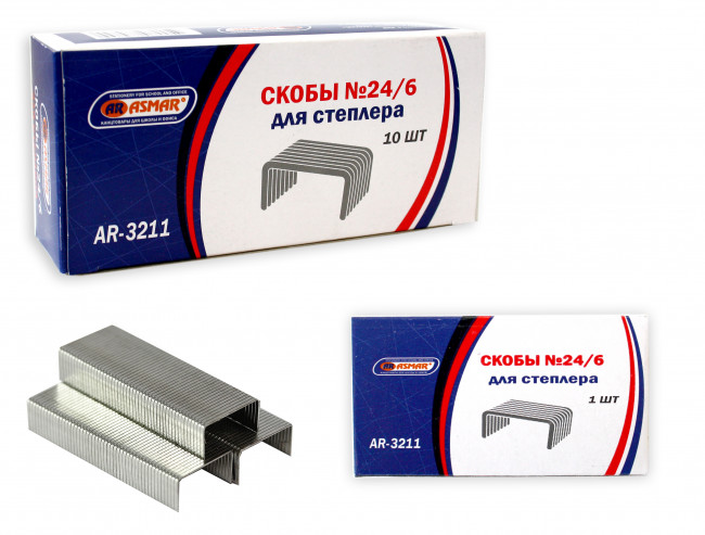 Скобы №24, Asmar (10/500)