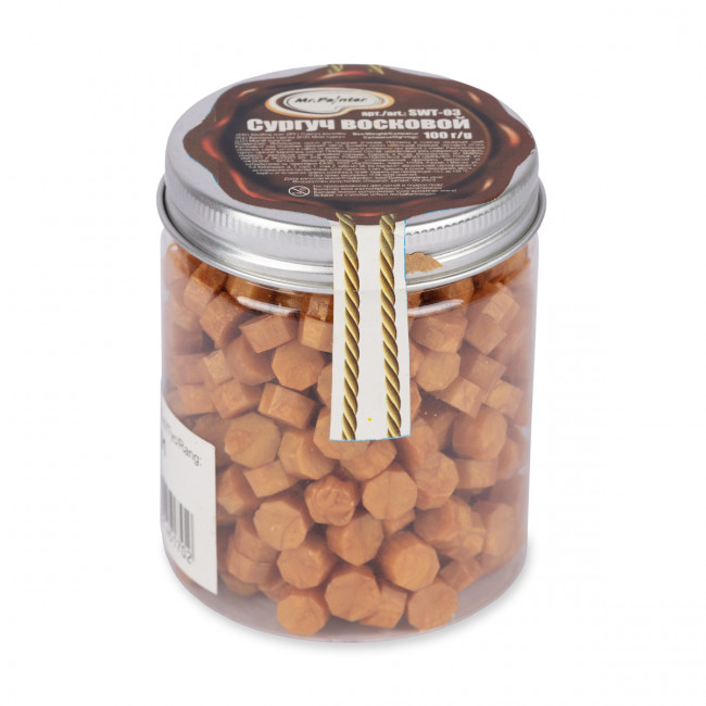 Сургуч 100г восковой, желтый металлик, Mr.Painter/SWT-03 01