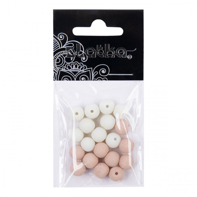 Бусина стеклянная "Zlatka"   LVBD-02   8 мм    20 шт  в пакете с картонным еврослотом   стекло №03 ассорти