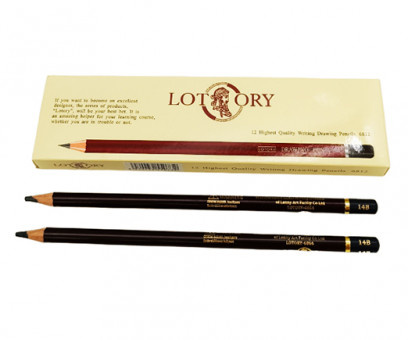 Карандаш пр.  LOTORY JY-34 (14В) круглые, деревянные, заточеные, в к/кор №6812 (12/144)