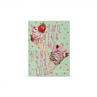 Ежедневник А6 128л недатированный "Мороженое", BV/3-020/35 (20)