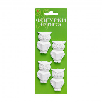 Фигурки из гипса "Сказочные совы+1", BV/2-552/03