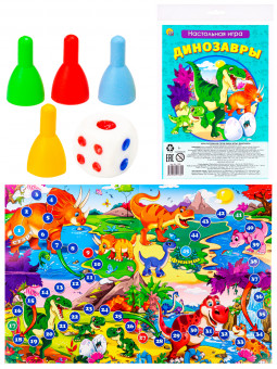 Настольная игра "Динозавры", Рыжий Кот/ИН-1780