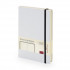 Ежедневник А5 160л недатированный "Megapolis velvet", белый, BV/3-468/23 (20)