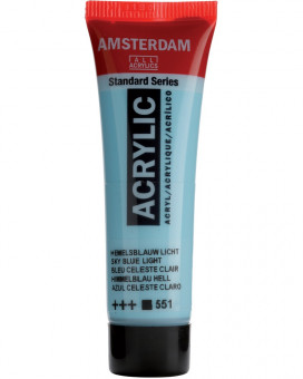 Краска акриловая Amsterdam туба 20мл №551 Небесно-голубой