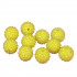 Бусина 18мм пластик, №09 желтый, 10шт, Zlatka/BWR-18 №09