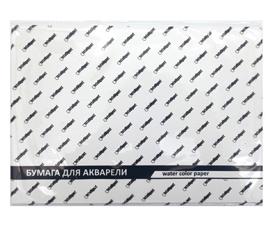 Бумага для акварели А4 10л. INTELLIGENT DC-7530 хлопок100%, 210х295мм, 300гр/м (1/60)