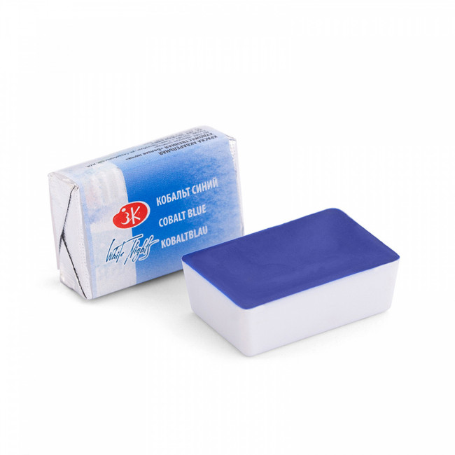 Акварель 2,5мл художественная, кювет, цвет кобальт синий Белые ночи Невская палитра/1911508