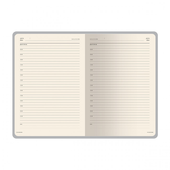 Ежедневник А5+ 128л недатированный "Classic", морская волна, BV/3-689/12