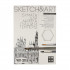 Бумага для рисования А5 20л "Sketch&Art" 160 г/м2, для акрила, гуаши и темперы, в папке, BV/4-20-150/01 (6)