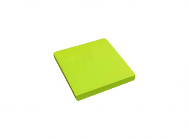 Самоклеящийся блок 76*76 мм, 100л., WENZER OFFiCE зеленый неон