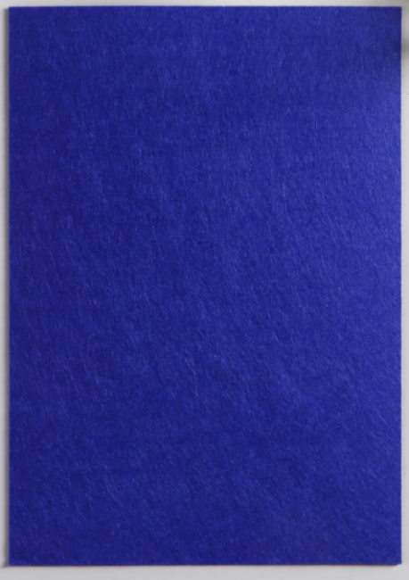 Фетр А4 в наборе 10 листов, толщина 1 мм, т.синий Asmar(10)