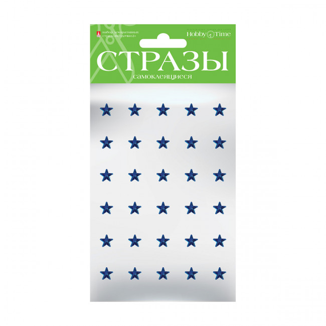 Самоклеящиеся стразы 10мм "Звездочки -2", 6цв, №45, BV/2-102/2 Самоклеящиеся стразы 10мм "Звездочки -2", 6цв, №45, BV/2-102/2