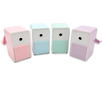 Точилка механическая DK-152 "Прямоугольная" 9х4,5х8см, 1 режим, пластик, с накопителем, цвета ассорти, в уп ПВХ LH0077 (1/12/144)