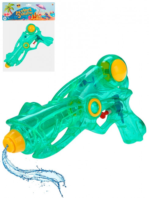 Водный пистолет 240 мл "Аквабластер", дальность стрельбы 8 м, Рыжий Кот/ИК-1044 Водный пистолет 240 мл "Аквабластер", дальность стрельбы 8 м, Рыжий Кот/ИК-1044