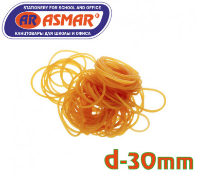 Резинка для банкнот однотонная 1000гр d-30mm