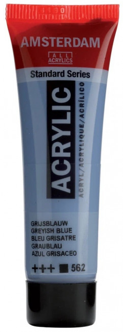 Краска акриловая Amsterdam туба 20мл №562 Серо-голубой