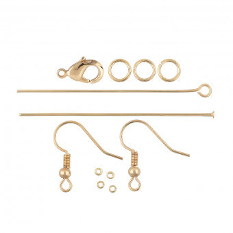 Набор фурнитуры №04, золото Zlatka/FMK-F01 04