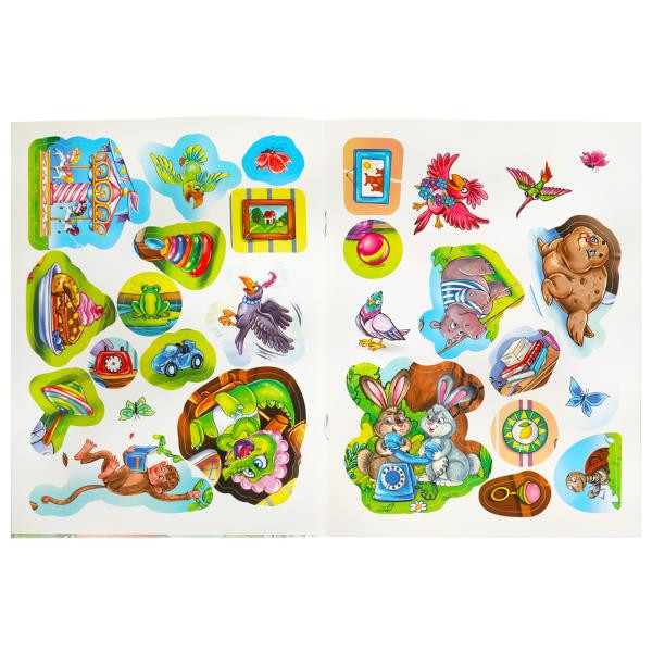 Брошюра «К. И. Чуковский. Телефон» из серии «Сказки и стихи с наклейками». Формат: 145х195мм 16стр, Умка