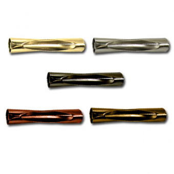 Трубочка металлическая 30 х 7мм, никель, 50шт, Zlatka/DC-064 №02 Трубочка металлическая 30 х 7мм, никель, 50шт, Zlatka/DC-064 №02