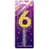 Свеча для торта "Цифра 6", 18,4г, 1шт, BOOMZEE/BCD-14-6 (12) Свеча для торта "Цифра 6", 18,4г, 1шт, BOOMZEE/BCD-14-6 (12)