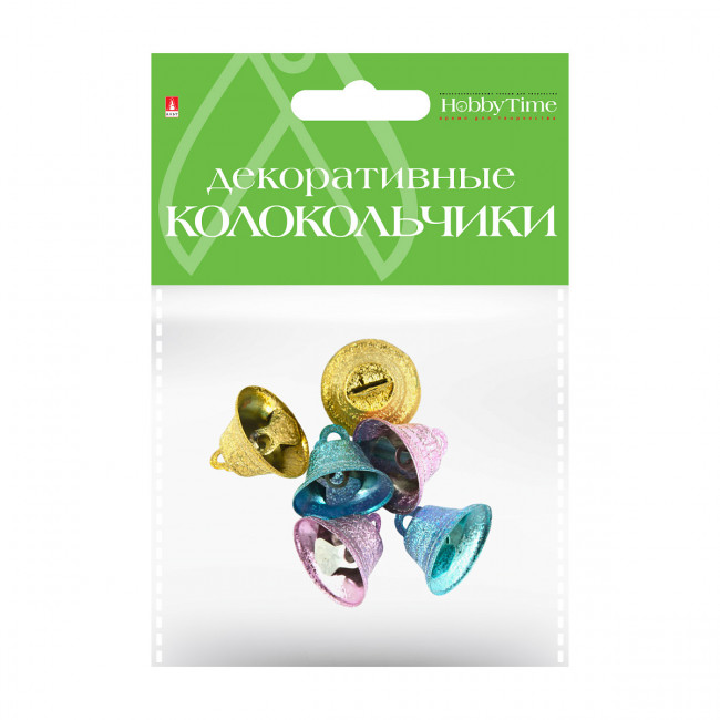 Колокольчики d 21мм, матовые 6 цветов, №19, BV/2-403/19