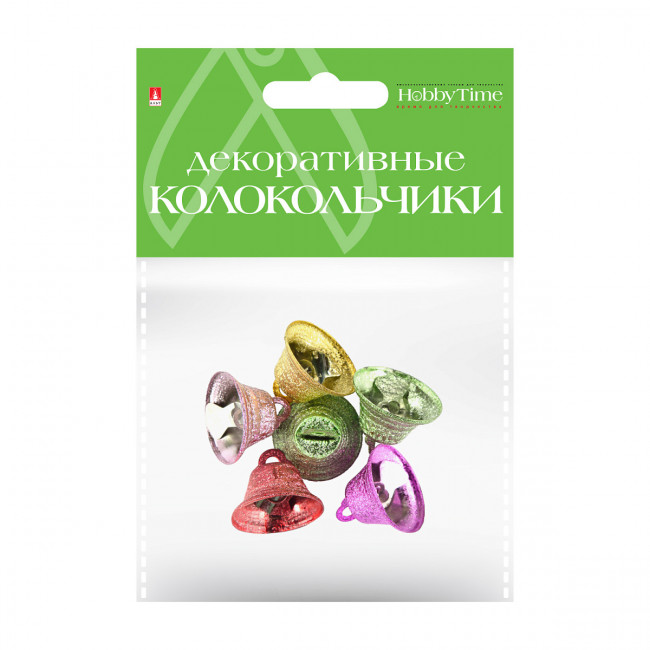 Колокольчики d 21мм, матовые 6 цветов, №19, BV/2-403/19