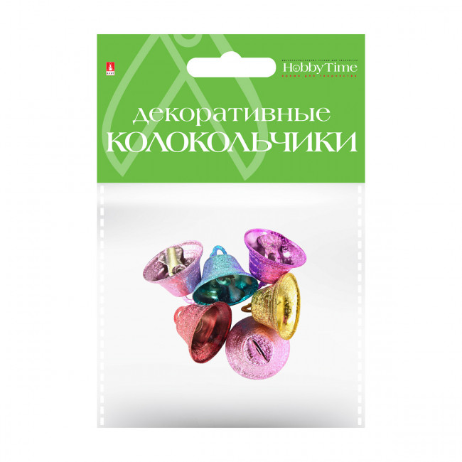 Колокольчики d 21мм, матовые 6 цветов, №19, BV/2-403/19