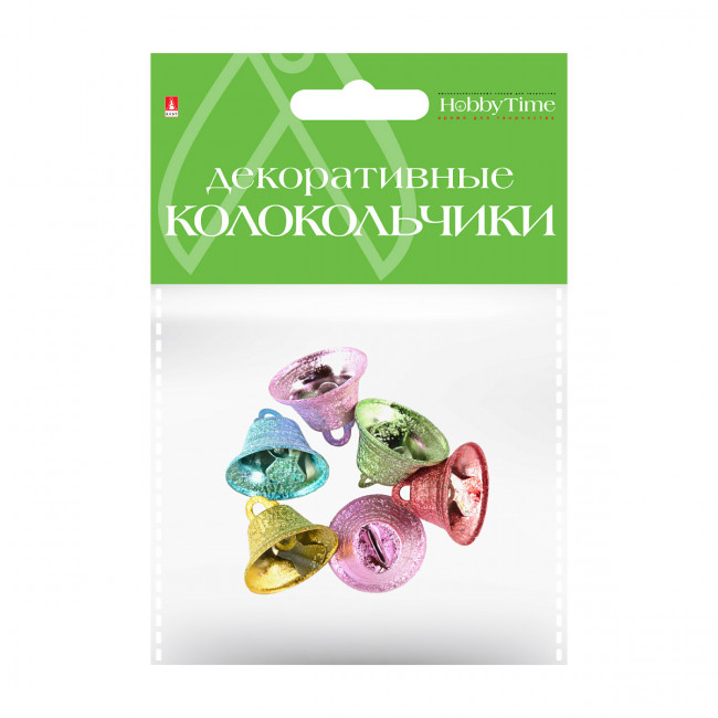 Колокольчики d 21мм, матовые 6 цветов, №19, BV/2-403/19