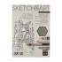 Бумага А5 20л "Sketch&Art" 220 г/м2, серая, для скетчинга, в папке, BV/4-20-154/01 (6)
