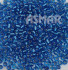 Бисер "ASMAR" размер №6, вес: 50 г, синий, внутреннее серебрение