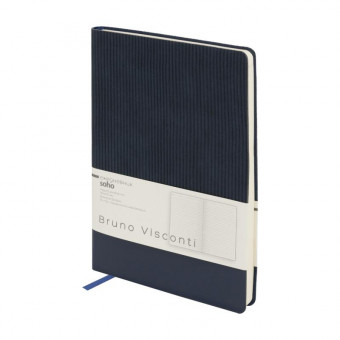 Ежедневник недатированный А5 136л "Soho", синий, BV/3-683/01 (20)