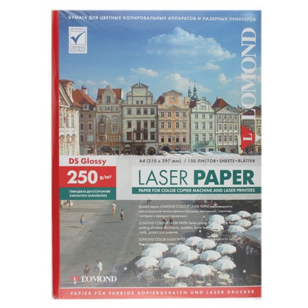 Бумага Lomond А4 Glossy DS CLC Paper, глянцевая двустор 250г/м 150л. 0310441
