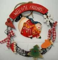 ПОДВЕСКА, КРИСТАЛЛ-КАНЦ «СНЕГОВИК», КЕРАМИКА E06897