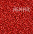 Бисер "ASMAR" размер №12, вес: 450 г, красный глянцевый, непрозрачный