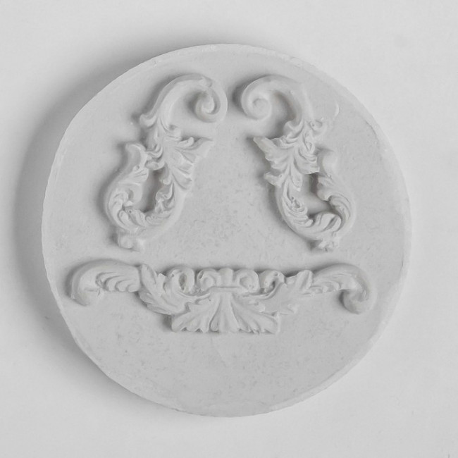 Молд силикон: 2 шт-4х1,5 см;1 шт-6х1,5 см "Орнамент", 7129054