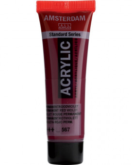 Краска акриловая Amsterdam туба 20мл №567 Красно-фиолетовый устойчивый