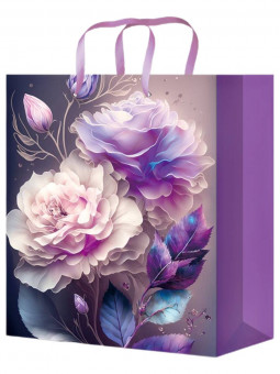 Пакет подароч. 11,5х14,5х6см "Необыкновенные цветы" с глянц. лам. (S), MILAND/ППК-9796 (12)