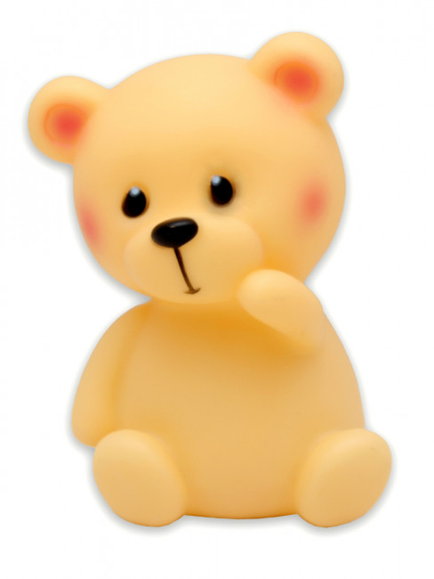 Ночник. Медвежонок, желтый, 8х13 см, LED УД-8634