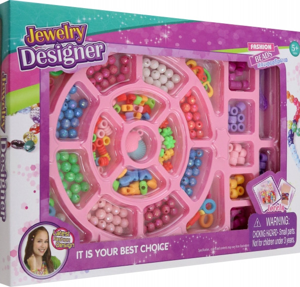 Набор бусин для творчества, 30.5*2.5*22см, микс (M-20081, 82), картонная упаковка, Mazari